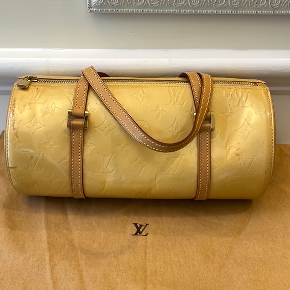 Louis Vuitton Papillon Yellow Vernis Bag - Picture 1 of 8